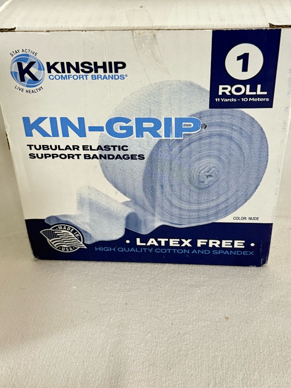 Kin-Grip Tubular Elastic Support Bandage - Nude